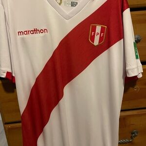 Marathon Peru soccer jersey